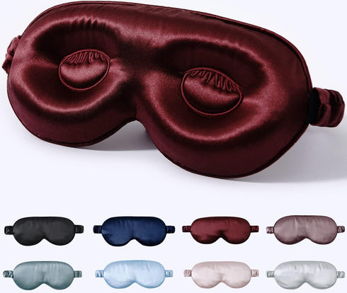 3D 100% 22mm Silk Adjustable Sleep Mask